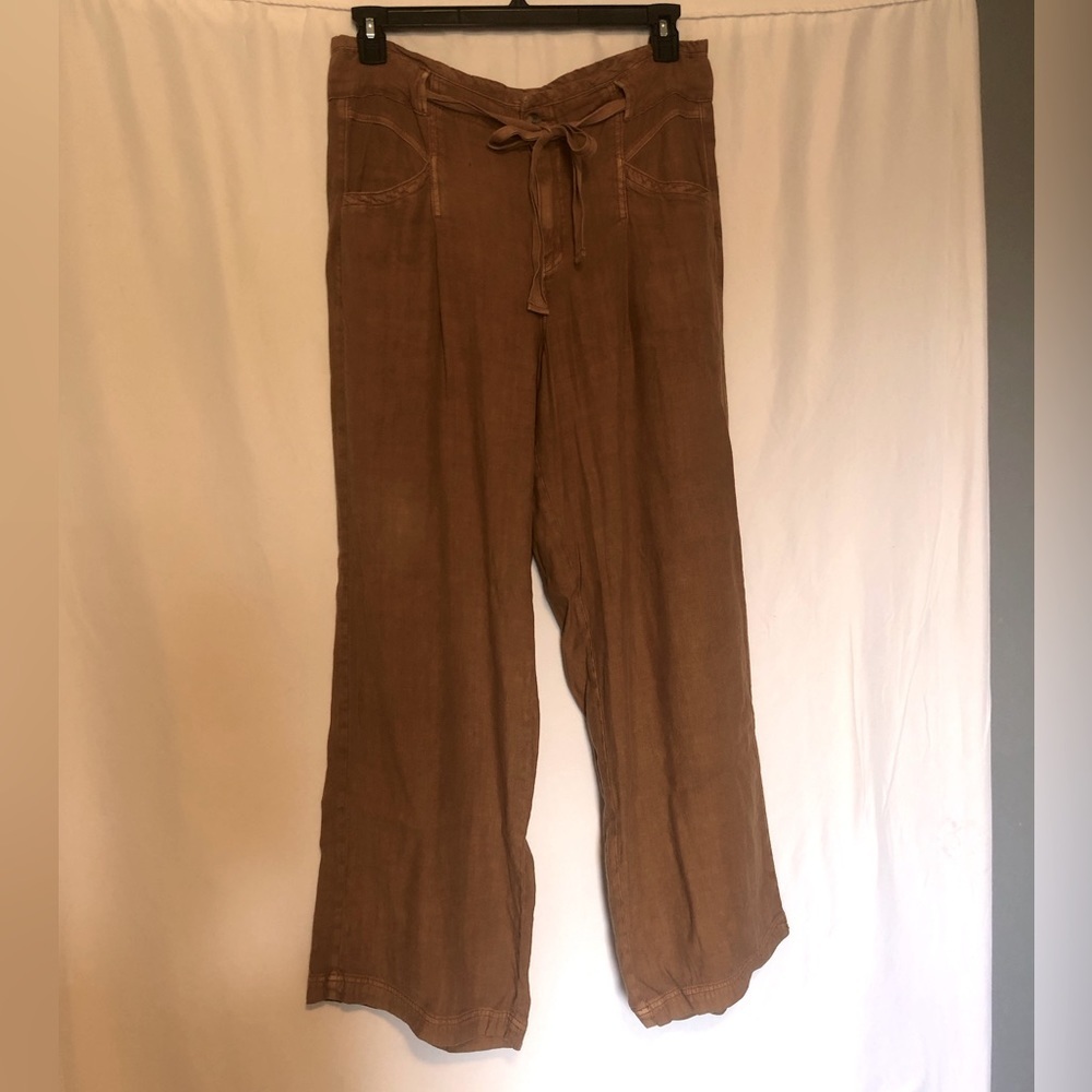 Women's Brown Wide-Leg Pants